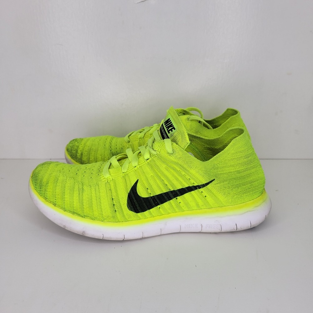 Nike Free RN Flyknit Medals Stand Volt Running Shoe 842546-700 Women Sz 7.5 VGUC - Picture 3 of 9
